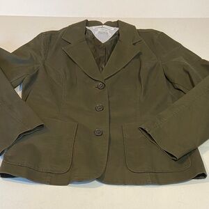 Vintage Tommy Hilfiger Olive Green Women's Suit Jacket